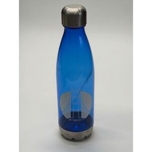 San Francisco Golden‎ Gate Bridge Blue Water Bottle 25oz Stainless Steel Trim X